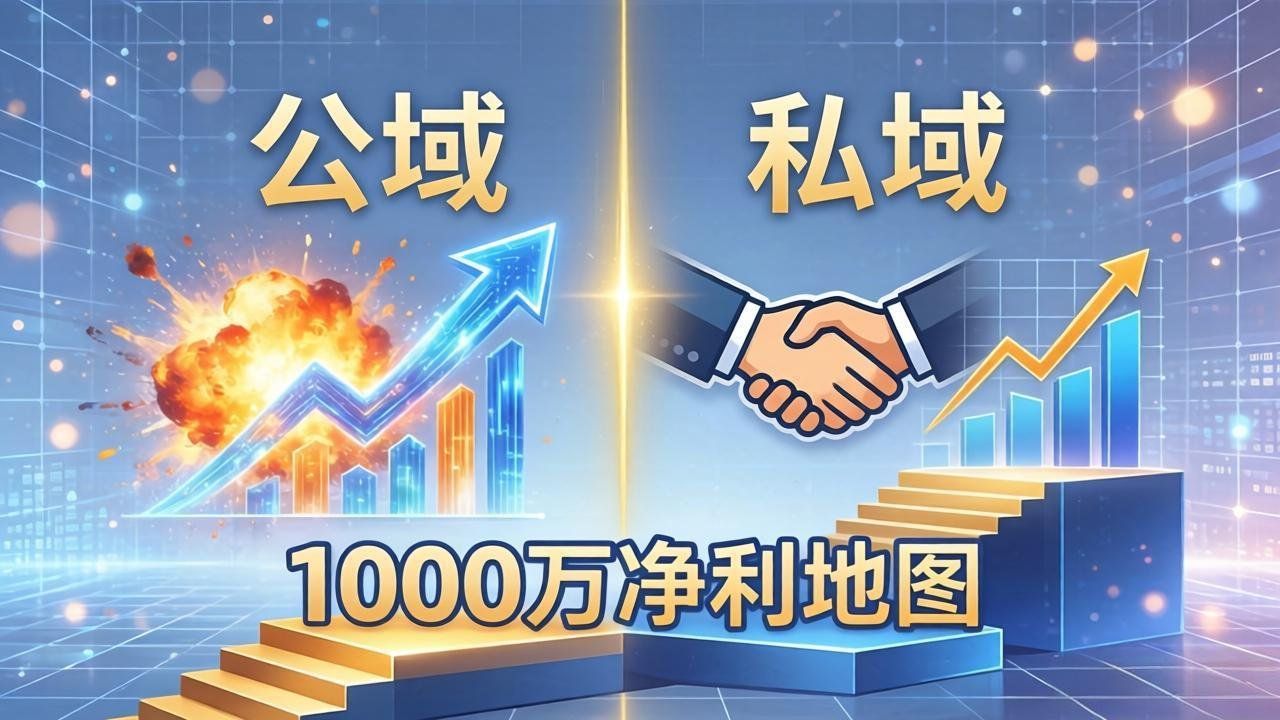 
          公域玩命出爆款，私域悄悄做成交：这套AI内训课，2026给你打通1000万净利的地图 - Featured image
        