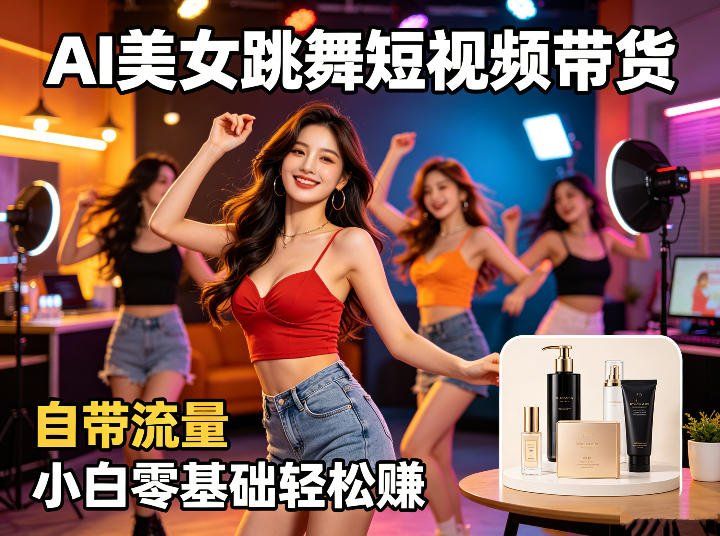
          AI美女跳舞短视频带货：自带流量，小白零基础轻松賺，详细拆解 - Featured image
        