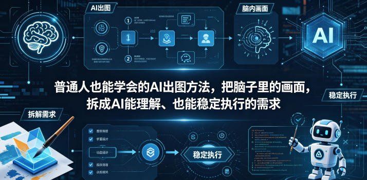 
          普通⼈也能学会的AI出图⽅法，把脑子里的画面，拆成AI能理解、也能稳定执行的需求【文档】 - Featured image
        