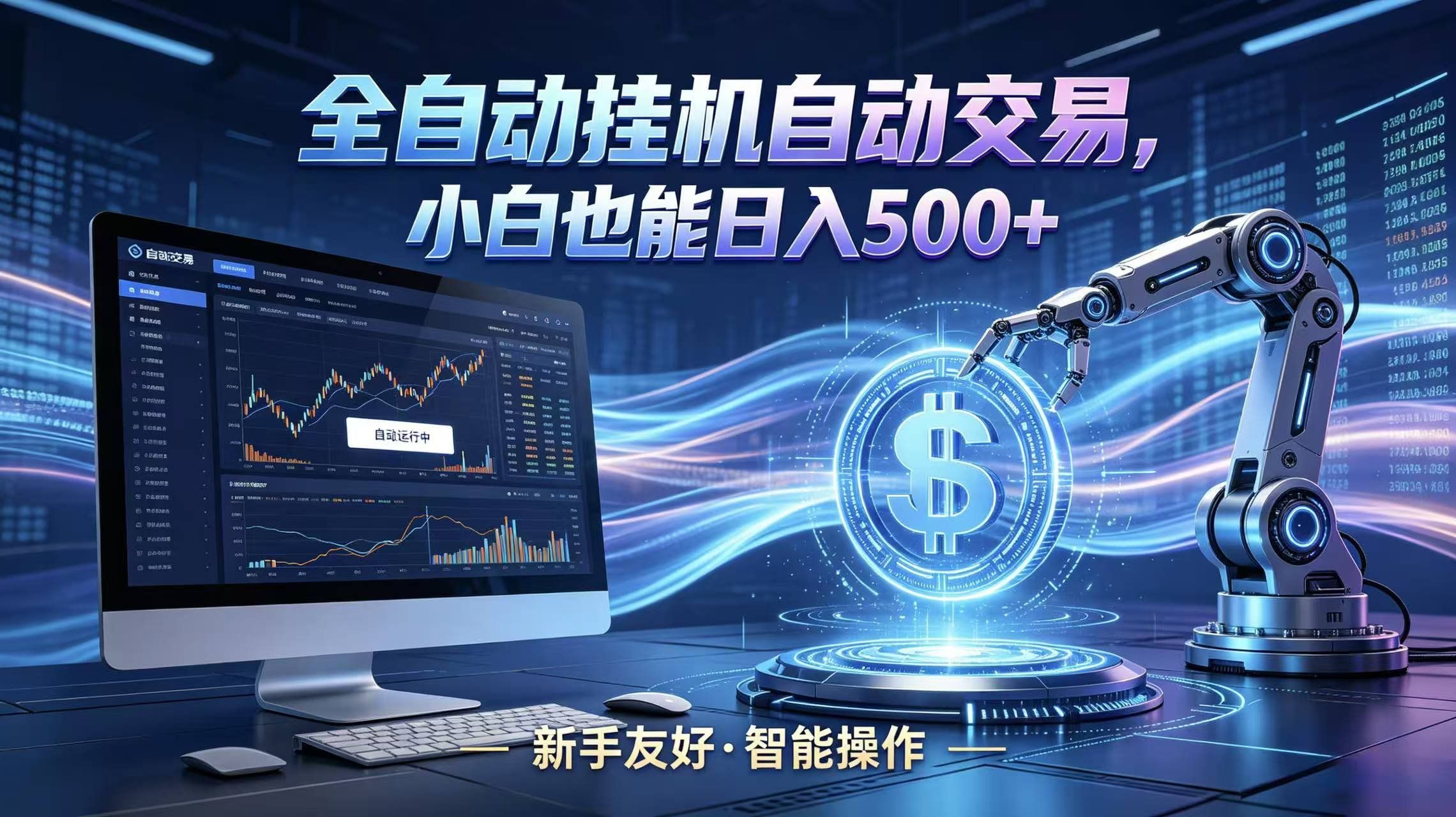 
          全新智能化交易助手，傻瓜式操作，小白也能快速上手，轻松实现日入500+ - Featured image
        