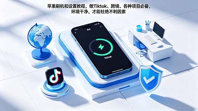 
          苹果刷机和设置教程，做Tiktok、跨境、各种项目必备，环境干净，才能杜绝不利因素 - Featured image
        